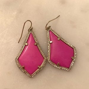 Pink Alexa Lux Kendra Scott Earrings Color Bar